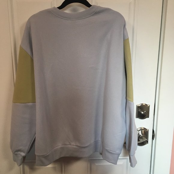 Wild Fable Abstract Color Blocked Pullover Sweatshirt NWT Size L - Picture 2 of 9